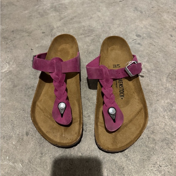 Birkenstock Gizeh Braided Fuschia EU41 / Women’s 10 - Picture 1 of 3